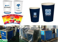 Disposable Juice / Ice Cream Cup Making Machine With Electricity Heating System 4KW Disposable paper cups
