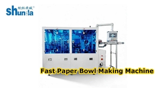 Máy làm bát giấy servo Sản xuất nhanh 110 chiếc / phút