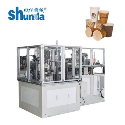Phẩm chất Máy làm ly giấy nước trái cây hai tường loại bỏ 80-120 PC / phút nhà máy