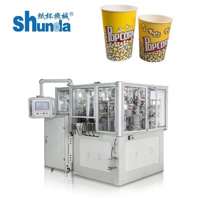 Phẩm chất Máy làm ly giấy kem tự động với máy nén không khí 0.4m3/Min 0.5Mpa nhà máy
