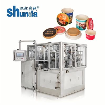 Phẩm chất Máy làm cốc giấy tự động tốc độ cao cho giấy phủ PE / PLA nhà máy
