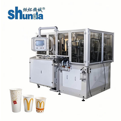 Phẩm chất Tự động giấy Cup Machine, giấy tự động lạnh uống cốc máy tốc độ cao 100cups / phút nhà máy
