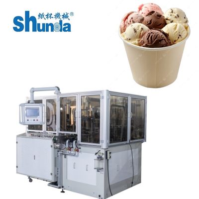 Phẩm chất Ice Cream Cup Làm máy, tốc độ cao kem cốc làm cho máy, automaticl và kiểm soát kỹ thuật số nhà máy