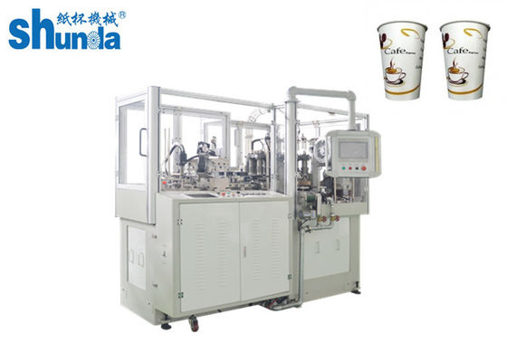 Phẩm chất Thermoforming siêu âm Niêm phong Cup Giấy Forming Machine tốc độ cao Với máy làm nóng không khí shunda cốc giấy nhà máy