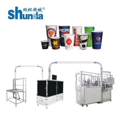 Máy làm cốc giấy tự động cho cốc / hộp đựng nước giải khát bằng giấy 2-32 OZ