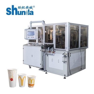 Máy chế tạo cốc giấy siêu âm và hệ thống khí nóng