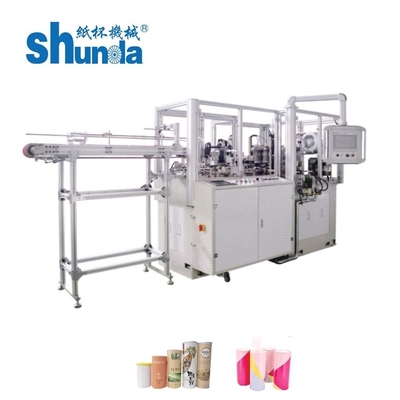 Nguyên liệu Máy tạo hình ống giấy 135-450 GRAM với tốc độ điều khiển động cơ Servo trong 70-80 chiếc / phút