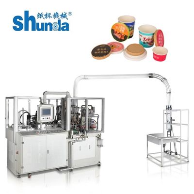 Giấy Bowl Making Machine, kích thước lớn giấy bát Máy làm với PLC kỹ thuật số
