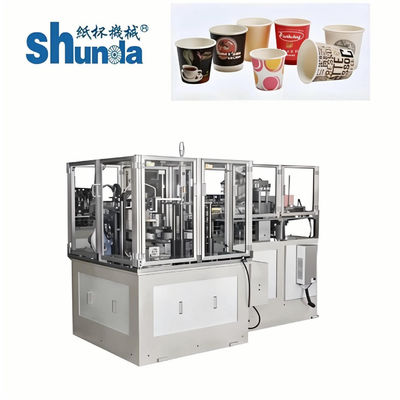 Giấy Coffee Cup Making Machine, tự động ly giấy cà phê máy làm, 100 chiếc / phút, ly uống nóng và ly uống lạnh