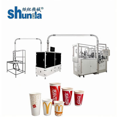 PLC điều khiển cao cốc giấy tốc độ máy với hệ thống đếm tự động