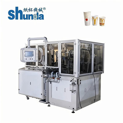 50ML Coffee Tea Paper Cup Máy tách giấy tự động với 120-140 PCS / MIN Metal Steel Table