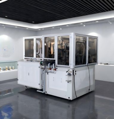 Đơn / đôi PE Coated dùng một lần Cup thermoforming máy 100 PCS / MIN